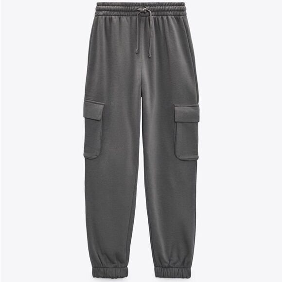 Zara Cargo Jogger Pants New - Picture 3 of 7